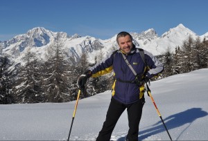 Donato Arcaro, guida escursionistica naturalistica, vi condurrà in sicurezza per una passeggiata con le ciaspole in Valle d'Aosta