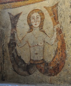 castello sarriod st pierre affreschi sirena bifida
