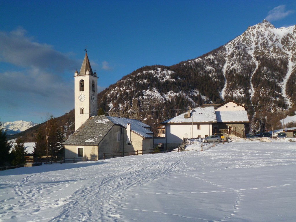 La chiesa di Lignan, un tempo chiesa parrocchiale di Saint-Barthélemy